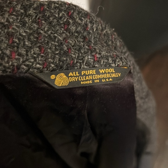 Rare BW Harris Herringbone Men’s Overcoat - Picture 6 of 15